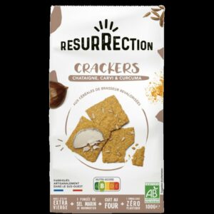 CRACKERS CHATAIGNES CURCUMA & CARVI AB – Image 2