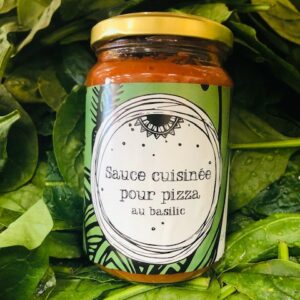 SAUCE CUISINEE POUR PIZZA AU BASILIC AB - LES PANIERS SAUVAGES