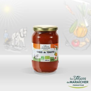 COULIS DE TOMATES BIOLOGIQUE 320G - LES DELICES DU MARAICHER