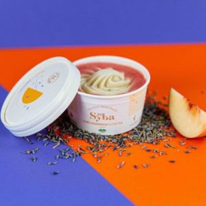 GLACE VEGETALE LAVANDE PECHE 120ML - SYBA