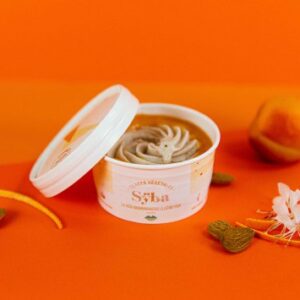 GLACE VEGETALE FLEUR D'ORANGER ABRICOT 120ML - SYBA