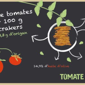 CRACKERS DE LEGUMES TOMATE & ORIGAN AB S/GLUTEN – Image 2
