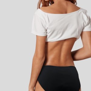 SHORTY MENSTRUEL NOIR "OLGA" FLUX ULTRA ABSORBANT BIO GOTS - PLIM – Image 2