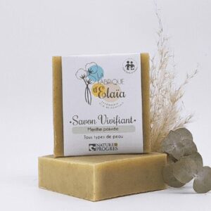 SAVON VIVIFIANT BIO 100G - LA FABRIQUE D'ELAIA