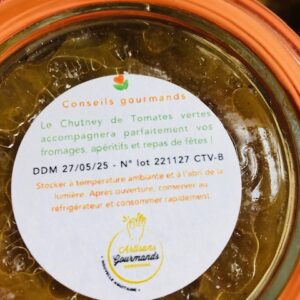 CHUTNEY DE TOMATES VERTES AB 135G - LA BELLE – Image 3
