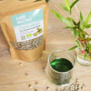 CAFE VERT D'ALTITUDE BIO EN GRAINS A INFUSER 250G - CAFE MICHEL – Image 2
