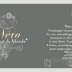 LE VINOVERO BLANC SEC AB 2017 75CL - LE DOMAINE DU BOUT DU MONDE – Image 2