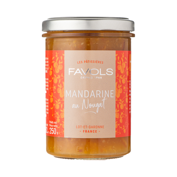 PREPARATION GOURMANDE MANDARINE NOUGAT 250g - FAVOLS LES PATISSIERES