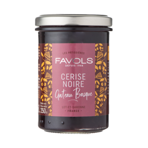 PREPARATION GOURMANDE CERISE NOIRE GATEAU BASQUE 250g - FAVOLS LES PATISSIERES