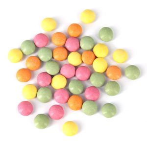 HAPPIES MINI DRAGEES MULTICOLORES BIO AU CHOCOLAT - HAPPY HOURS