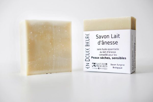 SAVON BIOLOGIQUE AU LAIT D'ÂNESSE 100G NATURE & PROGRES