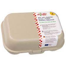 BOITE A OEUFS EN BIOPLASTIQUE BEIGE X6 OEUFS