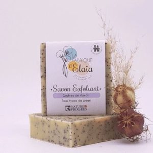 SAVON EXFOLIANT BIO 100G - LA FABRIQUE D'ELAIA