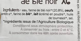 CRÊPES FINES DE BLE NOIR BIO X6 360g - NATUR'AVENIR – Image 2