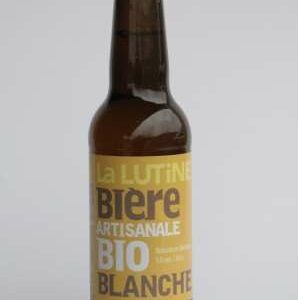 BIERE BLANCHE BIO 33CL - BRASSERIE ARTISANALE LA LUTINE