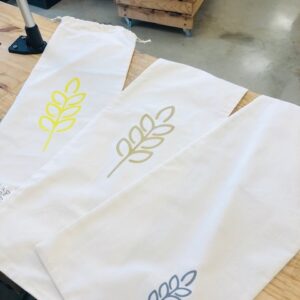 SAC A PAIN & BAGUETTE en coton BIO - DES FILS & CECILE