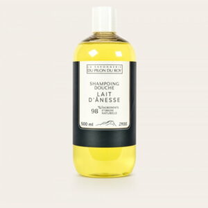 SHAMPOING DOUCHE AU LAIT D'ANESSE BIO - SAVONNERIE DU PILON DU ROY