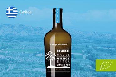 HUILE D'OLIVE VIERGE EXTRA DE GRECE BIOLOGIQUE - LE TEMPS DES OLIVIERS