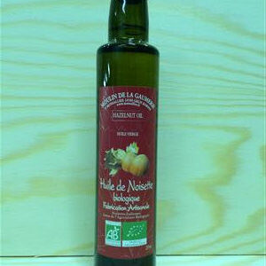 HUILE VIERGE DE NOISETTES BIOLOGIQUE 1ERE PRESSION A FROID - HUILERIE MONSALLIER