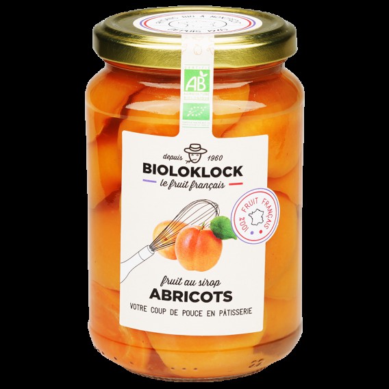 ABRICOTS AU SIROP BIOLOGIQUES 360G - BIOLOKLOCK