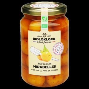 MIRABELLES AU SIROP BIOLOGIQUES 370G - BIOLOKLOCK
