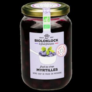 MYRTILLES AU SIROP BIOLOGIQUES 360G - BIOLOKLOCK