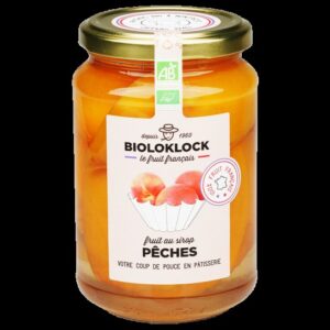 PECHES AU SIROP BIOLOGIQUES 350G - BIOLOKLOCK