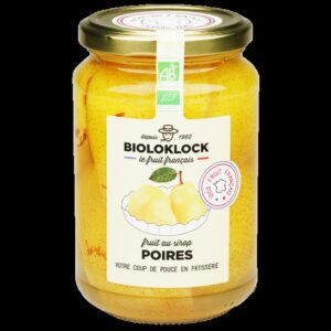 POIRES AU SIROP BIOLOGIQUES 370G - BIOLOKLOCK