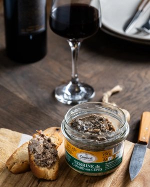 TERRINE DE CANARD AUX CEPES 170G - MAISON LEMBERT