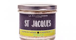 RILLETTES DE SAINT JACQUES BIOLOGIQUES A L'HUILE D'OLIVE 90G