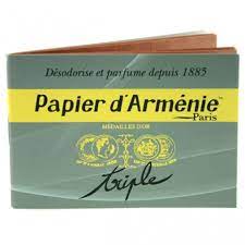 PAPIER D'ARMENIE 12 FEUILLES x 3