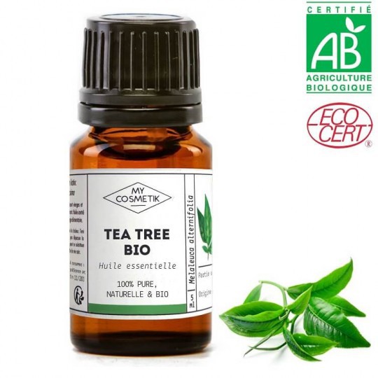 HUILE ESSENTIELLE TEA TREE AB 10ML (ou ARBRE A THE) - MY COSMETIK