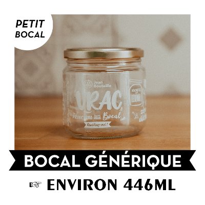 BOCAL EN VERRE 446ML.