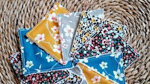 CARRE DEMAQUILLANT EN COTON BIOLOGIQUE - DES FILS & CECILE