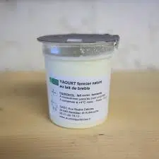 YAOURT NATURE AU LAIT DE BREBIS BIOLOGIQUE BREBIS DELICES