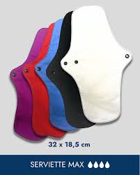 SERVIETTE HYGIENIQUE FLUX SUPER BIO GOTS - PLIM