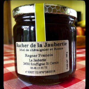 MIEL DE CHATAIGNIER RONCE 500G - RUCHER DE LA JAUBERTIE