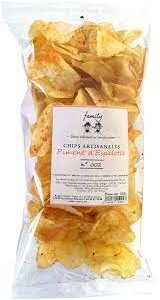 CHIPS AU PIMENT ESPELETTE ARTISANALES & BIO 125 GR - FAMILY CHIPS