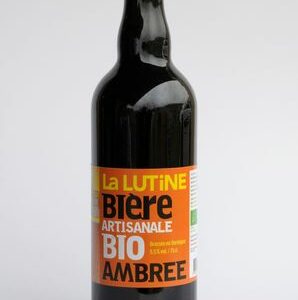 BIERE AMBREE BIO & SANS GLUTEN 33CL - BRASSERIE LA LUTINE