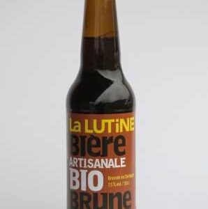 BIERE BRUNE BIO & SANS GLUTEN 33CL - BRASSERIE LA LUTINE
