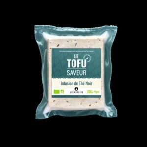 TOFU FUME INFUSION DE THE NOIR BIO & ARTISANAL 180G - LOCADELICE