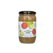 COMPOTE POMME POIRE BIO SANS SUCRES AJOUTES 700g - LA BIO POUR TOUS