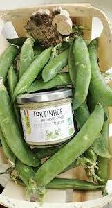 TARTINADE AU CHEVRE FRAIS PETITS POIS MENTHE AB 90G - SO CHEVRE