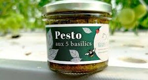PESTO AUX 5 BASILICS 90GR - NATURE & SAVEURS