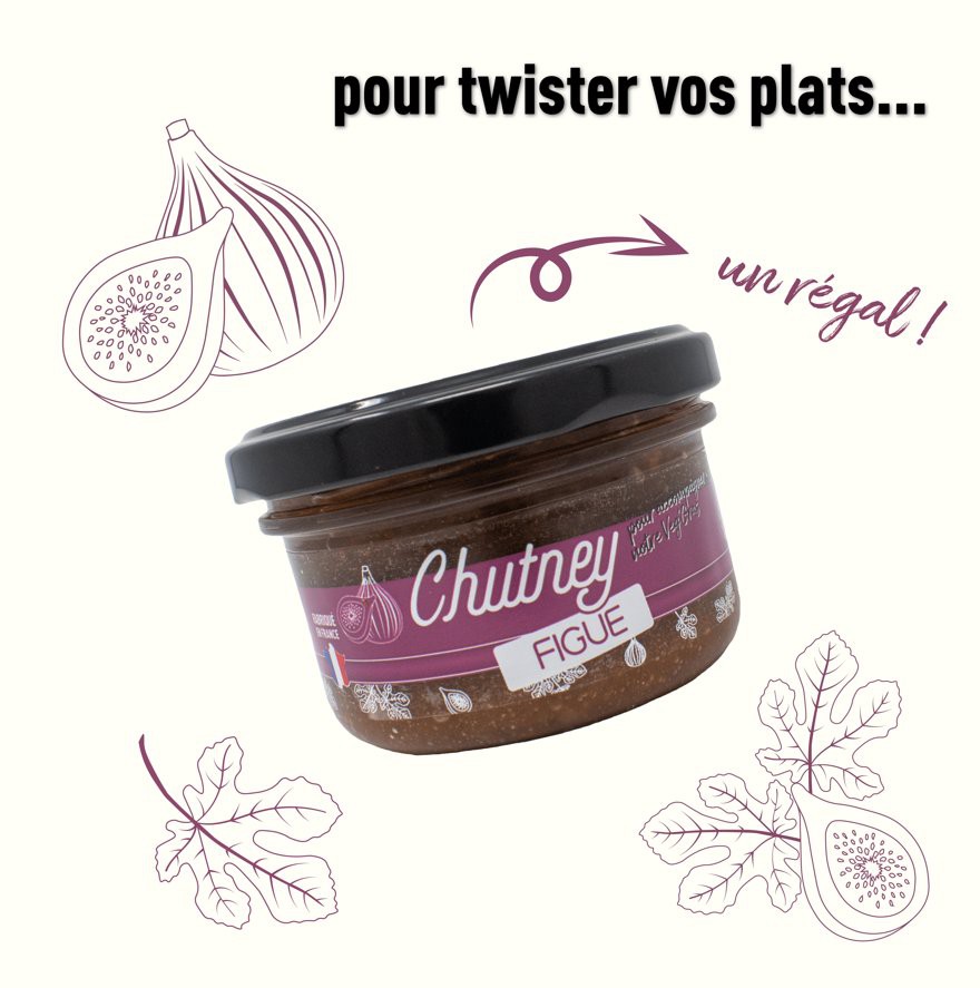CHUTNEY AUX FIGUES BIOLOGIQUE 90G -SENFAS