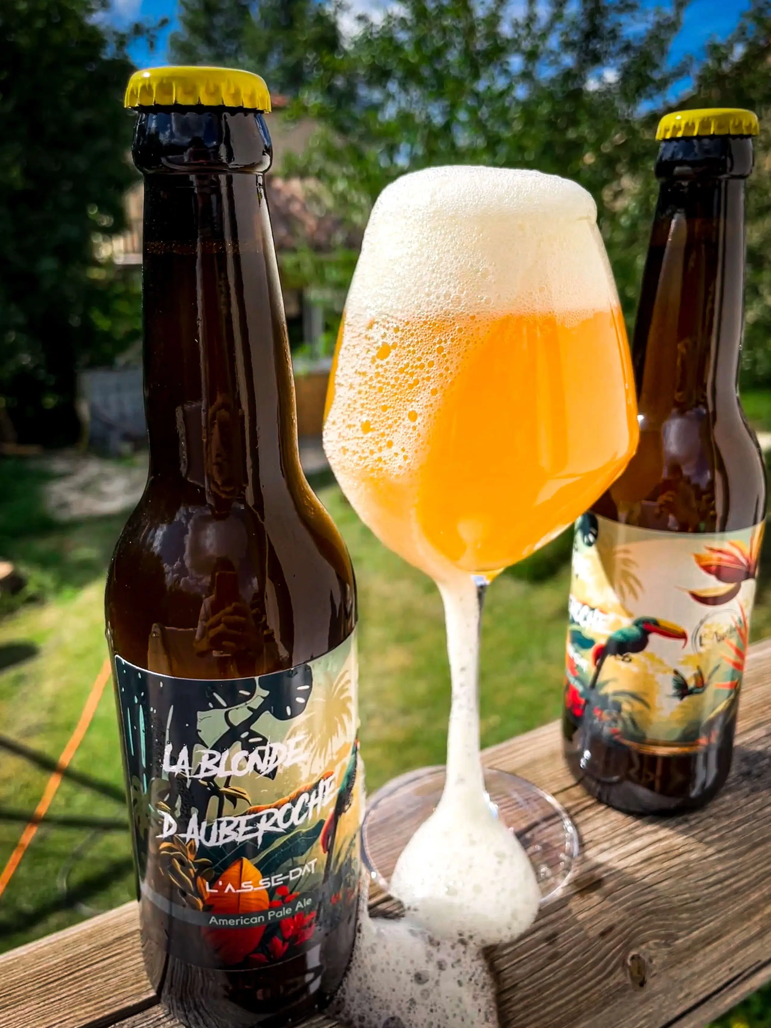 LA BLONDE D'AUBEROCHE 33CL - MICROBRASSERIE ARTISANALE L'ASSEDAT