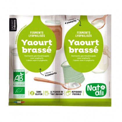 FERMENT POUR YAOURT AB 2X8g - NATALI