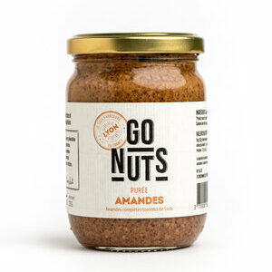 PUREE D'AMANDES COMPLETES TOASTEES BIOLOGIQUE - GO NUTS