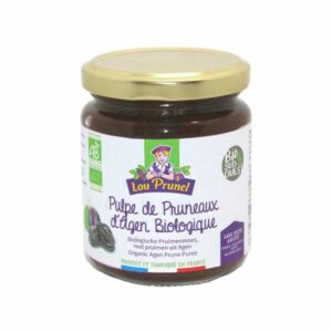 PULPE DE PRUNEAUX D'AGEN IGP AB 100% PRUNEAUX SANS SUCRE AJOUTE 380g - LOU PRUNEL