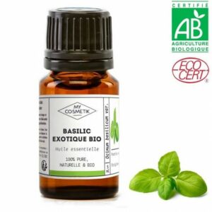 HUILE ESSENTIELLE BASILIC EXOTIQUE AB 10ML (BASILIC TROPICAL) - MY COSMETIK